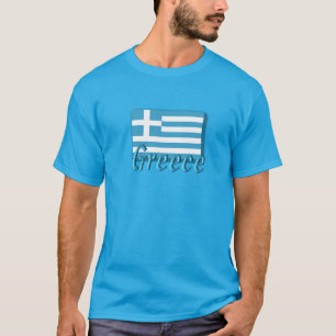 Greece and Greece Flag T-Shirt
