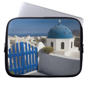 Greece and Greek Island of Santorini from the Laptop Sleeve