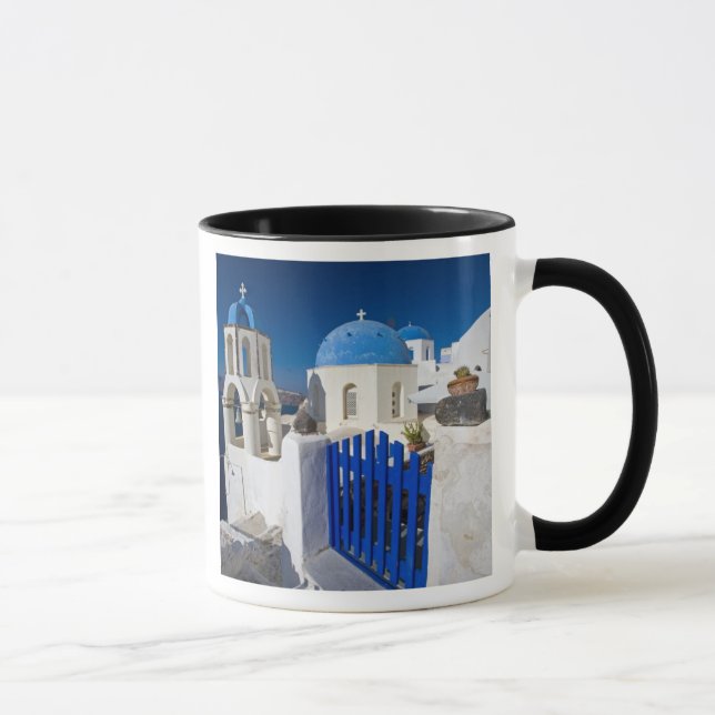 Greece and Greek Island of Santorini town of Oia 3 Mug (Right)