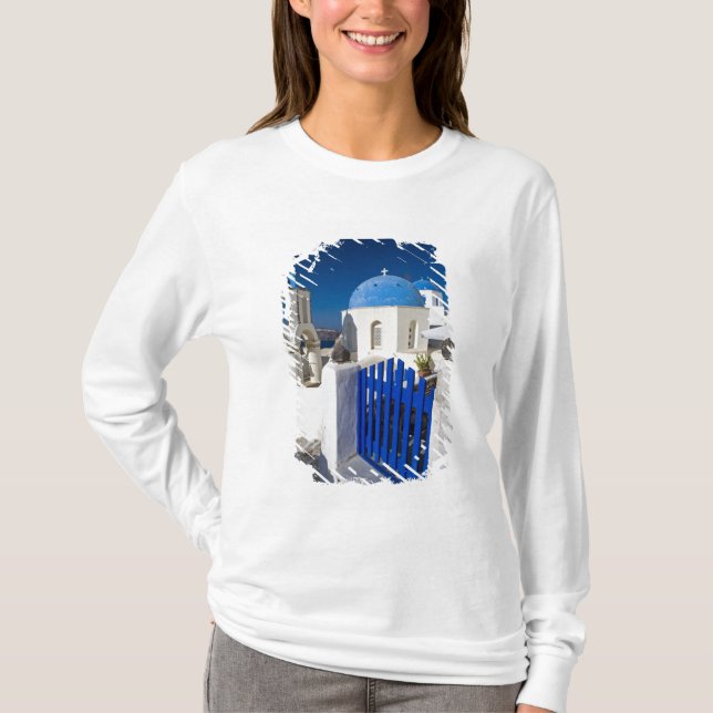 Greece and Greek Island of Santorini town of Oia 3 T-Shirt (Front)