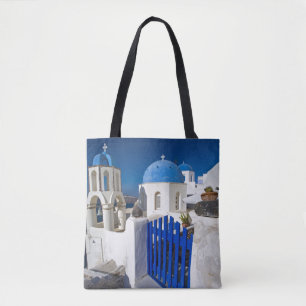 Greece and Greek Island of Santorini town of Oia 3 Tote Bag