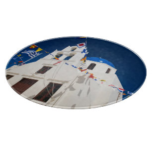 Greece and Greek Island of Santorini town of Oia 4 Cutting Board