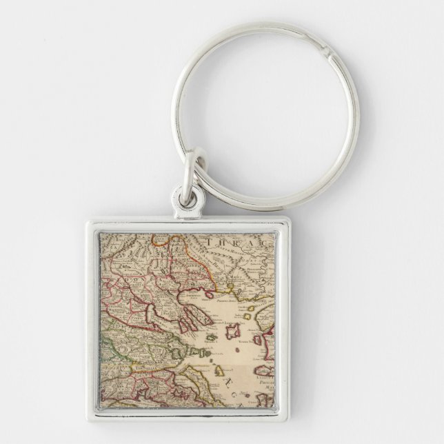 Greece and Macedonia Key Ring (Front)