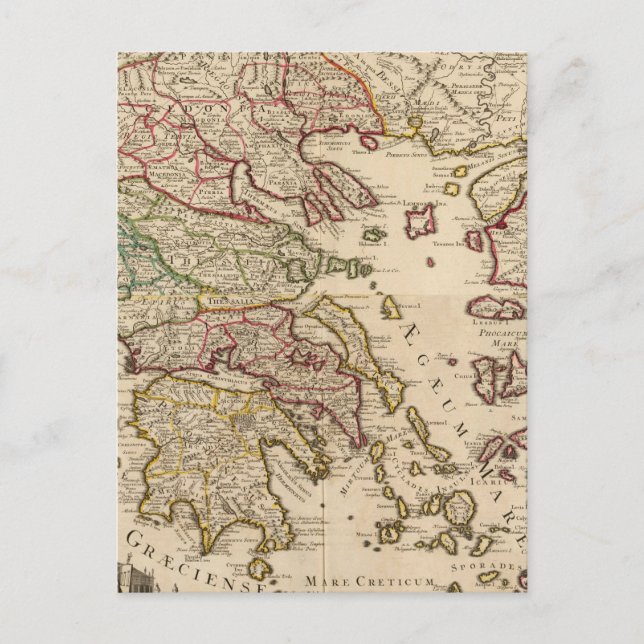Greece and Macedonia Postcard (Front)