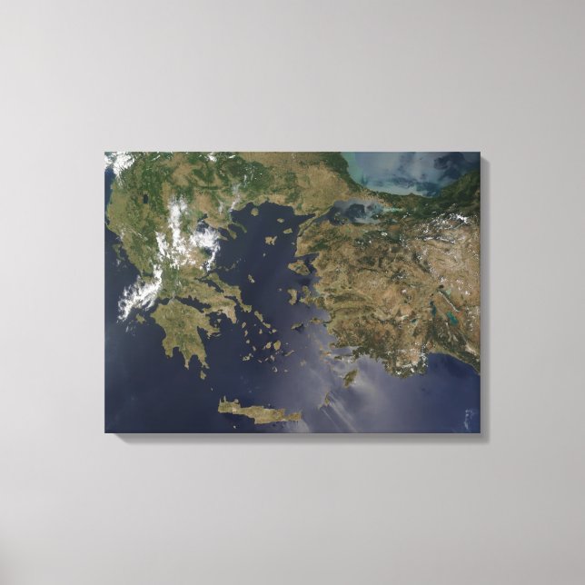 Greece and Turkey Canvas Print (Front)