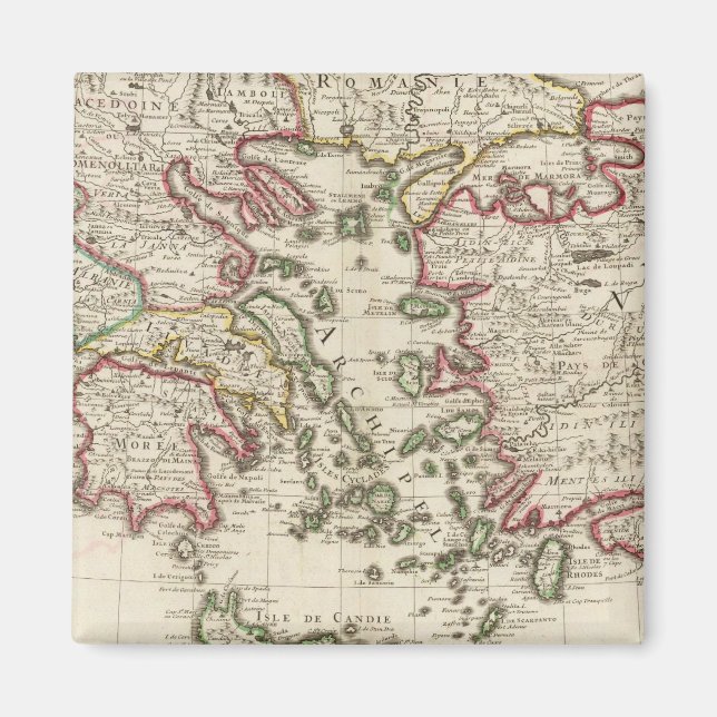 Greece and Turkey Magnet (Front)