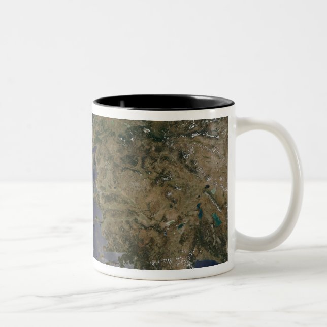 Greece and Turkey Two-Tone Coffee Mug (Right)