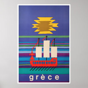 Greece Art Greek Travel Poster Print