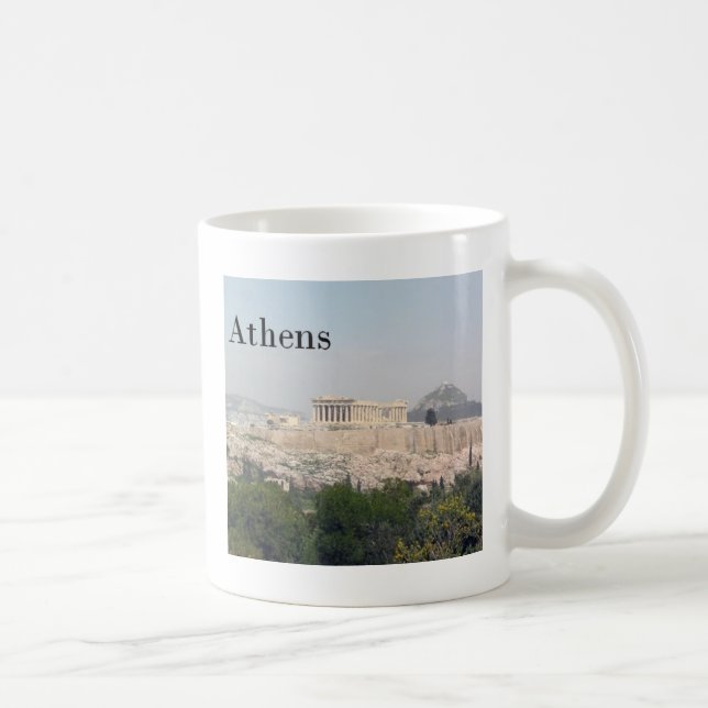 Greece Athens Acropolis Coffee Mug (Right)