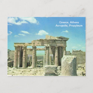 Greece, Athens Acropolis, Propyleum Postcard