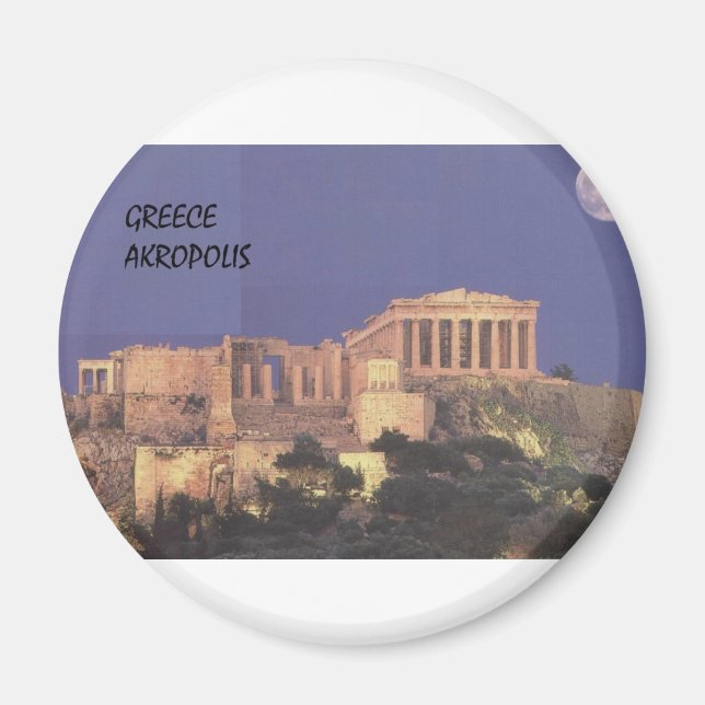 Greece Athens Akropolis Parthenon (St.K) Magnet (Front)