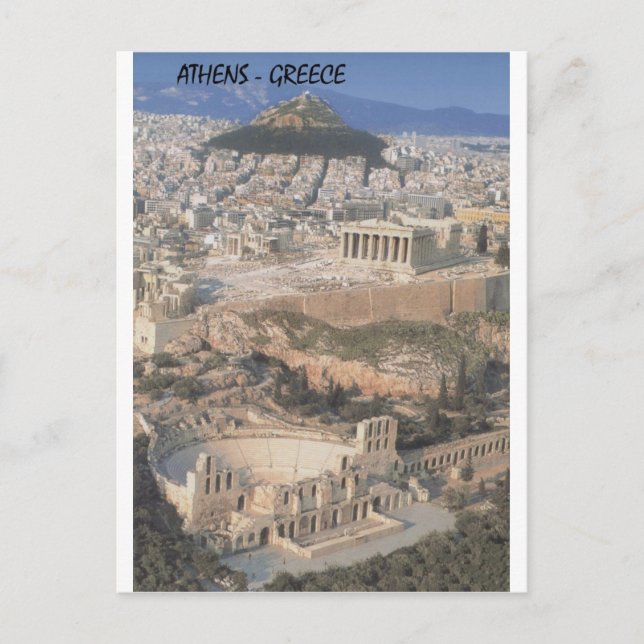 Greece Athens herodion Parthenon (St.K.) Postcard (Front)