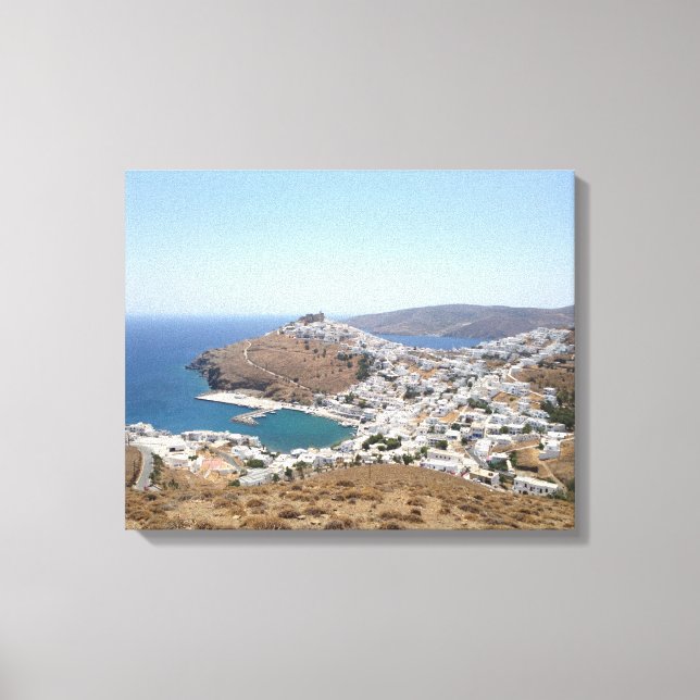 Greece, ATypes, Chora Canvas Print (Front)