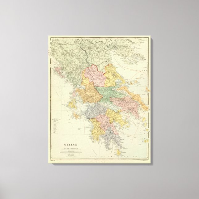 Greece Canvas Print (Front)