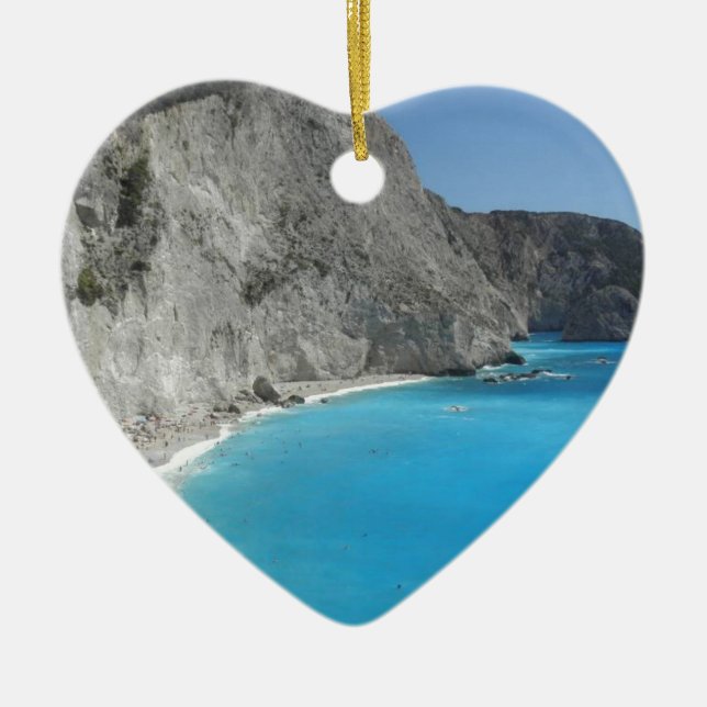 GREECE CERAMIC TREE DECORATION (Front)