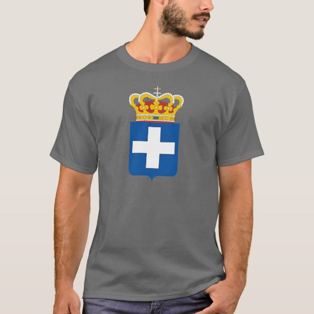 Greece Coat of Arms (1863-1924 and 1935-1973) T-Shirt (Front)