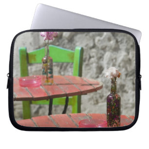 GREECE, CRETE, Hania Province, Hania: Colourful 2 Laptop Sleeve