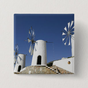 GREECE, CRETE, Iraklio Province, Ano Kera: 15 Cm Square Badge