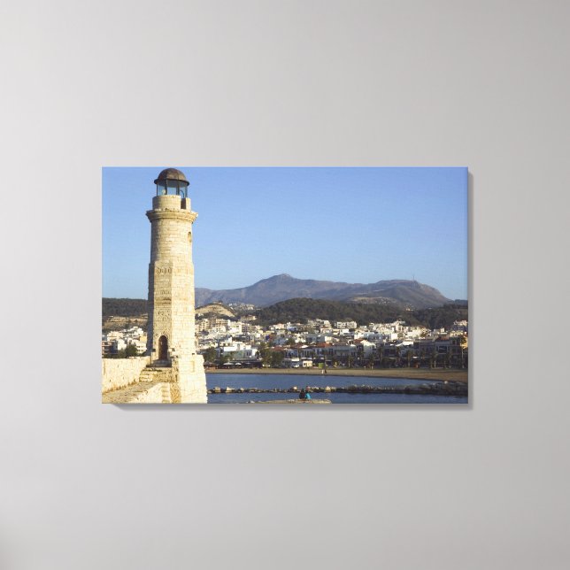 GREECE, CRETE, Rethymno Province, Rethymno: Canvas Print (Front)