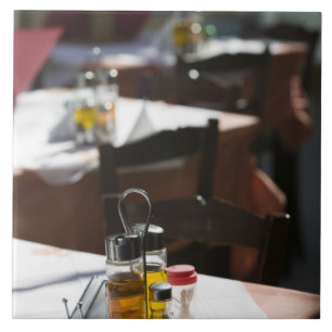 GREECE, CRETE, Rethymno Province, Rethymno: Old Tile