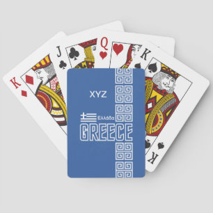 GREECE custom playing cards