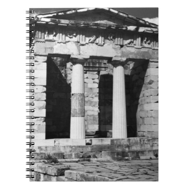 Greece Delphi Athenian Treasury 1970 Notebook (Front)
