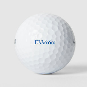 Greece Ellada Hellas Golf Balls