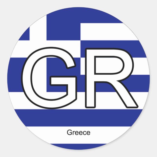 Greece Euro Sticker (Front)
