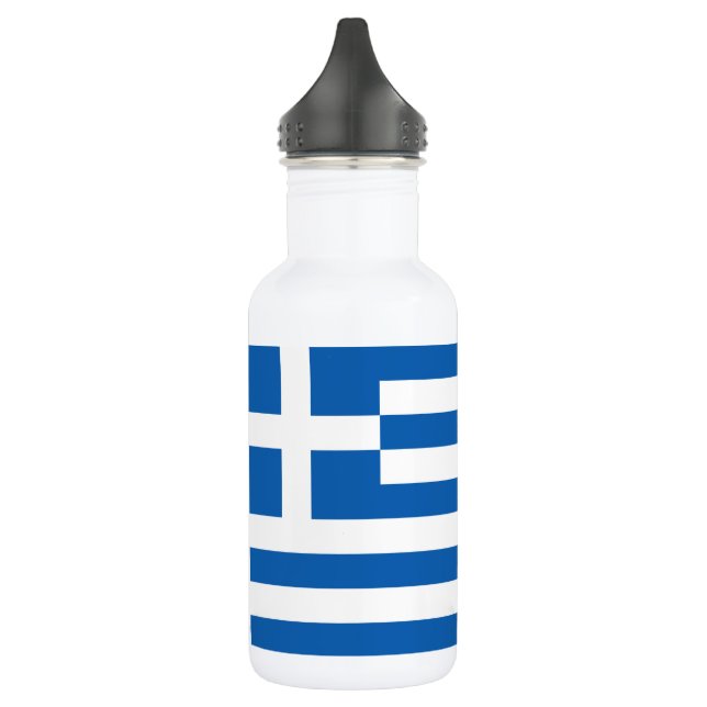 Greece Flag 532 Ml Water Bottle (Left)