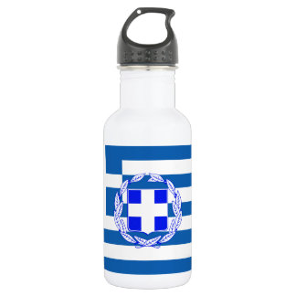 Greece flag 532 ml water bottle