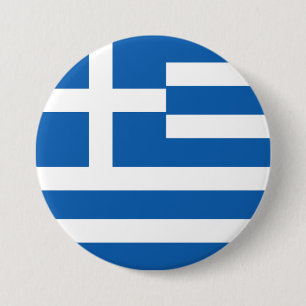 Greece Flag 7.5 Cm Round Badge