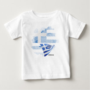 Greece flag baby T-Shirt