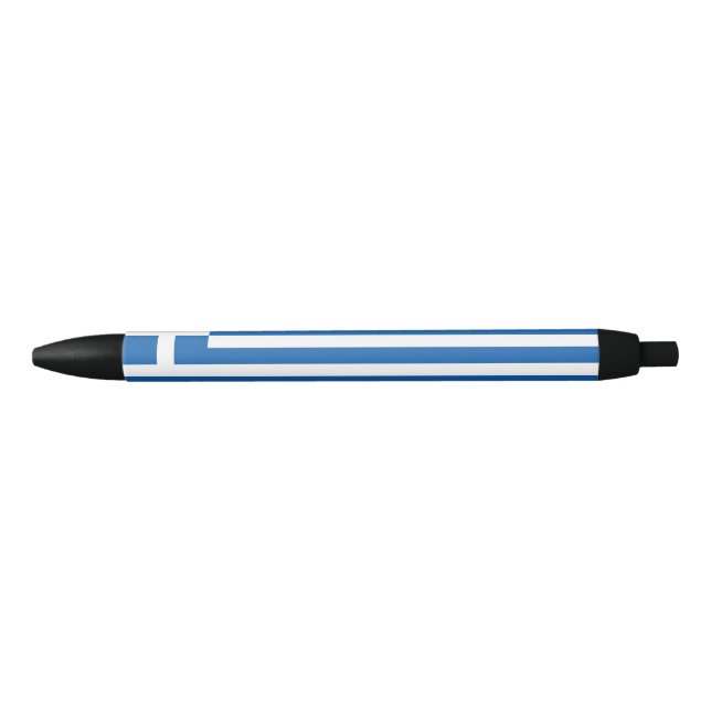 Greece flag black ink pen (Front)
