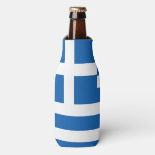 Greece Flag Bottle Cooler