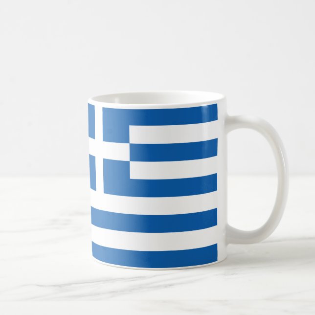  Greece Flag Ceramic Mug (Right)