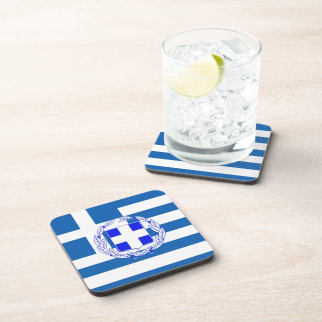 Greece flag coaster (Right Side)
