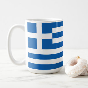 Greece flag coffee mug