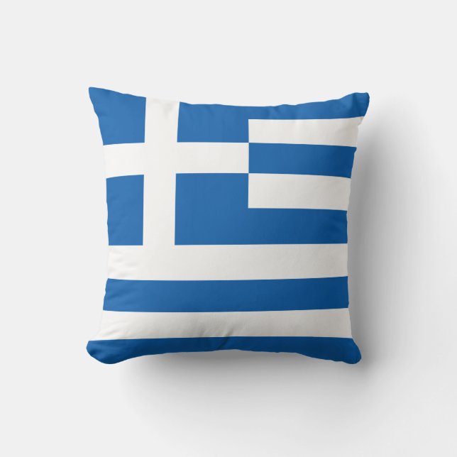 Greece Flag Cushion (Front)