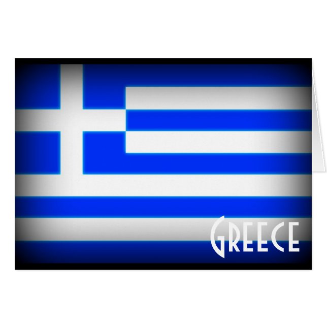 Greece Flag Dark (Front Horizontal)
