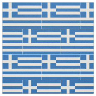 Greece Flag Fabric