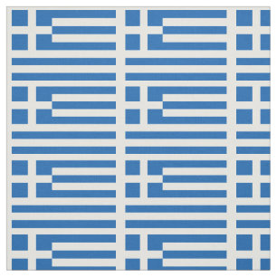 Greece Flag Fabric