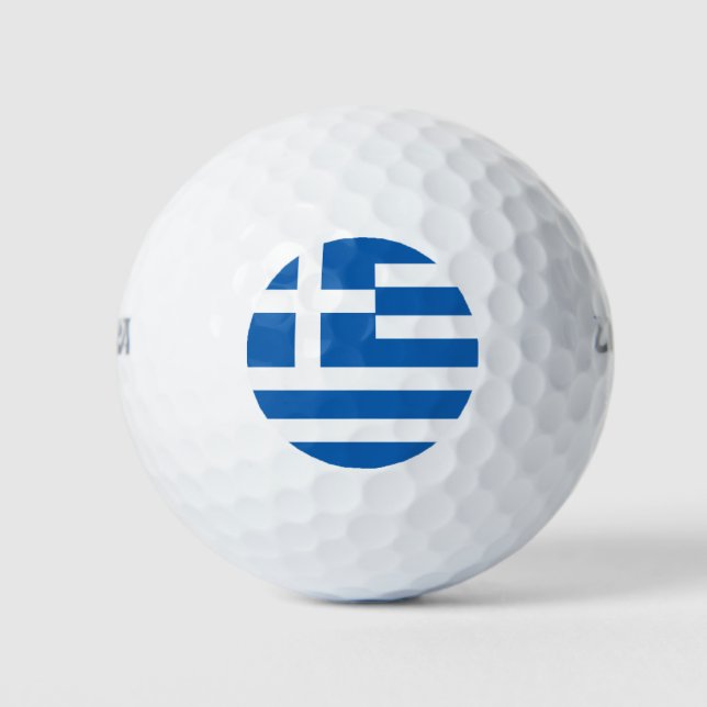 Greece flag  golf balls (Front)