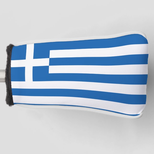 Greece flag  golf head cover (Front)