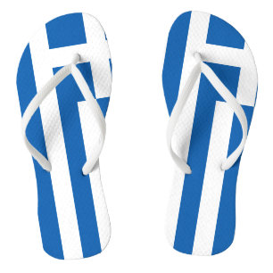 Greece Flag Greek Patriotic Jandals