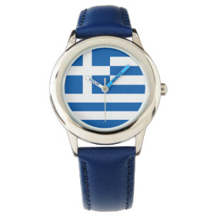 Greece Flag Greek Patriotic Watch