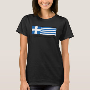 Greece Flag Hellas Ellada Thessaloniki Saloniki Gr T-Shirt