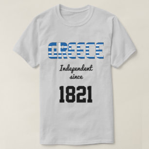 Greece Flag Independence Celebration T-Shirt