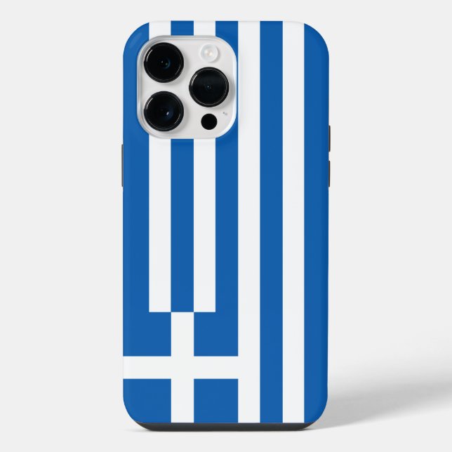 Greece flag iPhone case (Back)
