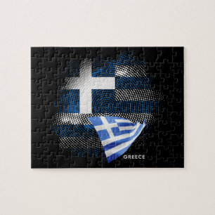 Greece flag jigsaw puzzle