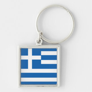 Greece Flag Key Ring
